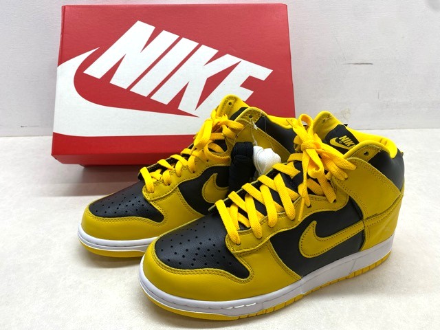 【貨物輸送無料】NIKE/ナイキ DUNK HI SP ダンク ご機嫌 VARSITY MAIZE 赤ちょうちんシティ メイズ IOWA アイオワ CZ8149-002/27.0珊 【中古】【008】268