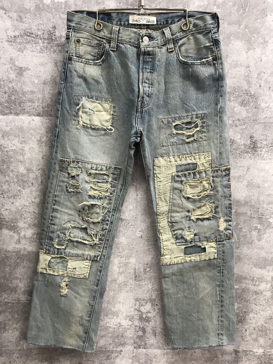 【送料無料】LEVI'S Love to Death 08501-0321 リーバイス ラブトゥーデス 3822本限定 加工デニム デニムパンツ【中古】【004】|オタカルチャー