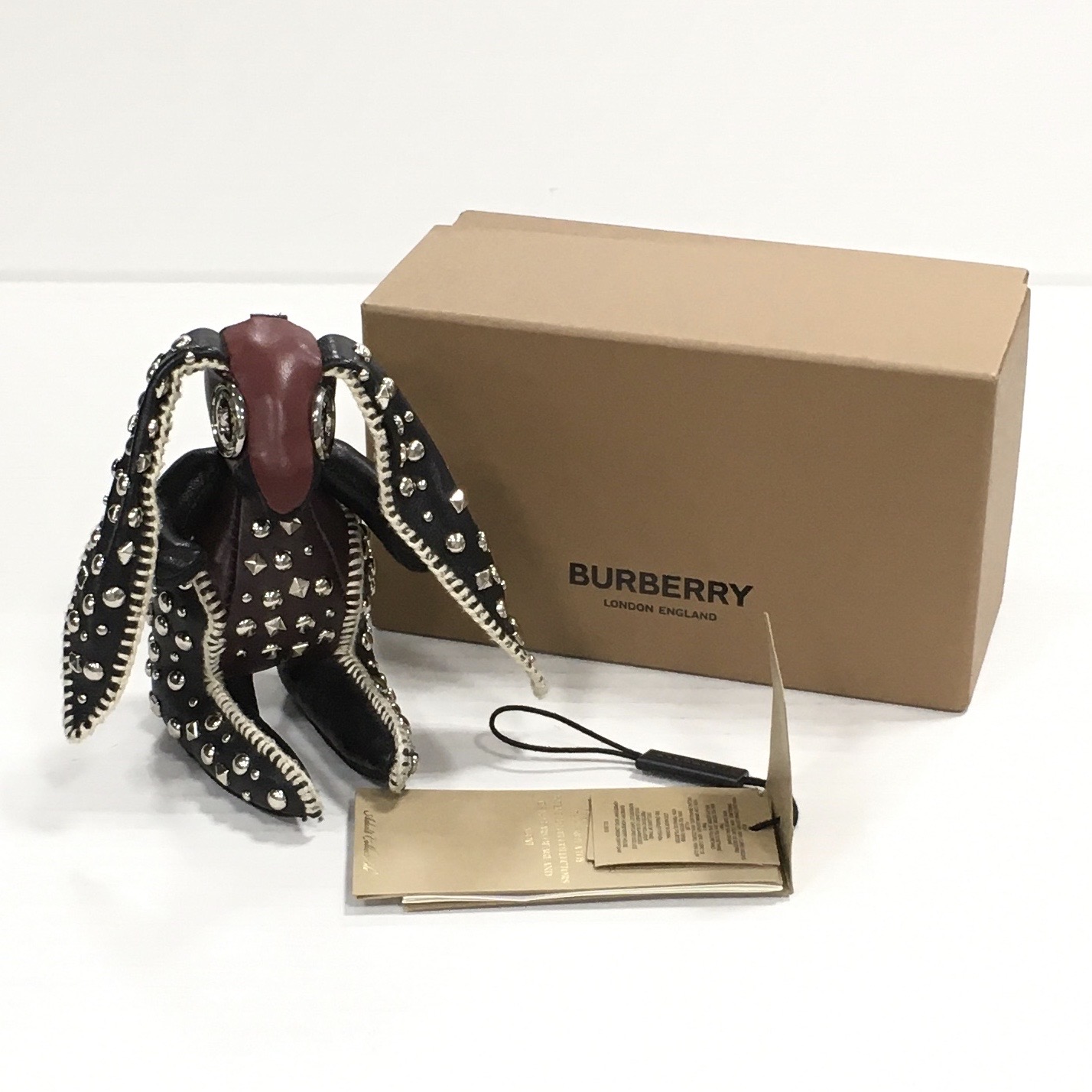 業界no 1 Burberry Creature Charms バーバリー クリーチャーチャーム スタッズ付きラビットチャーム バッグチャーム レディース Antique Red Multi マルチカラー Fucoa Cl