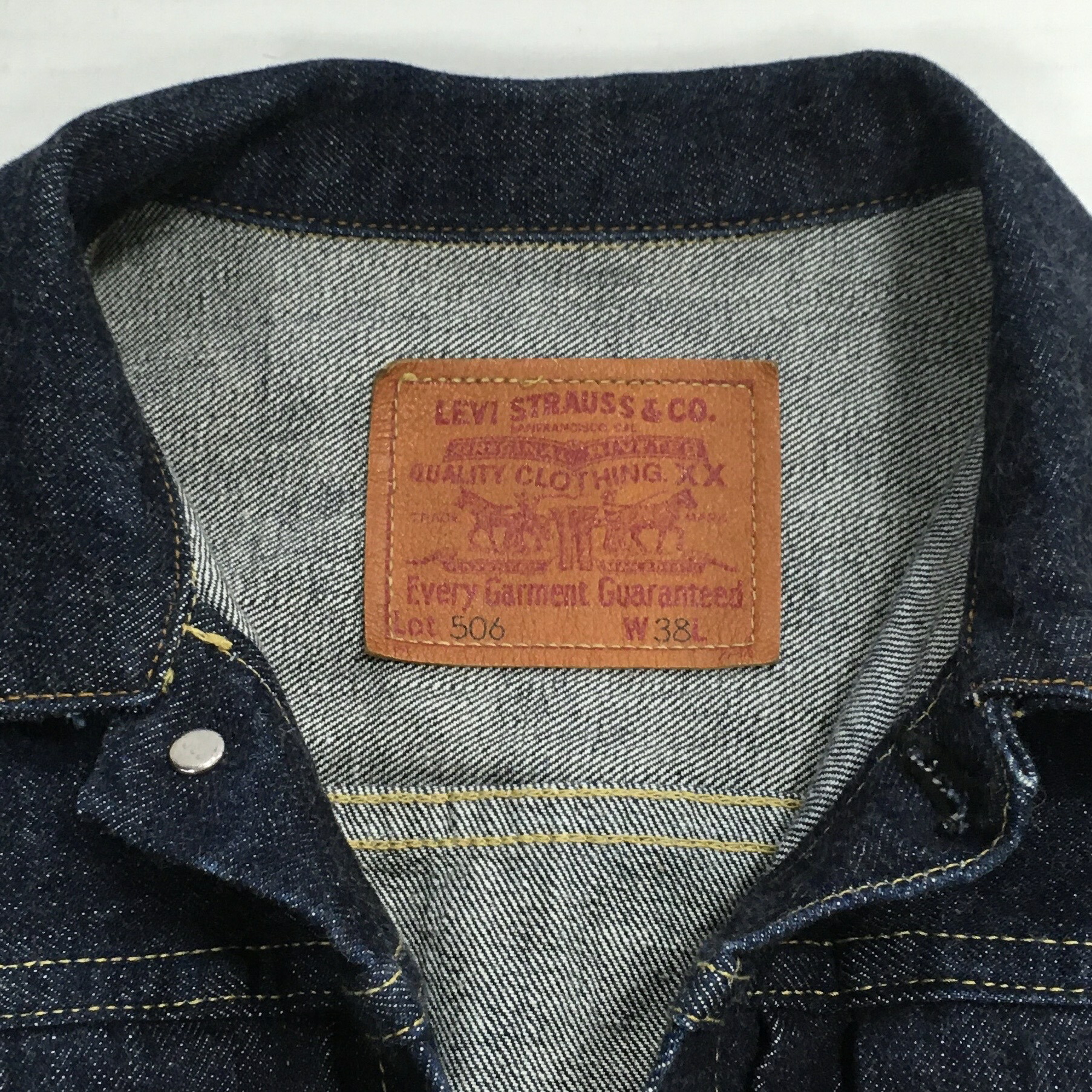 Levi's リーバイス 71506-XX Gジャン 日本製 インディゴ 1st復刻デニム