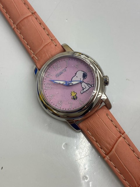 【送料無料】 SNOOPY 限定 100個 PEANUTS Snoopy ピーナッツ スヌーピー and ウッドストック シリアル入り ピンク SN-1035D 【未使用】【003】