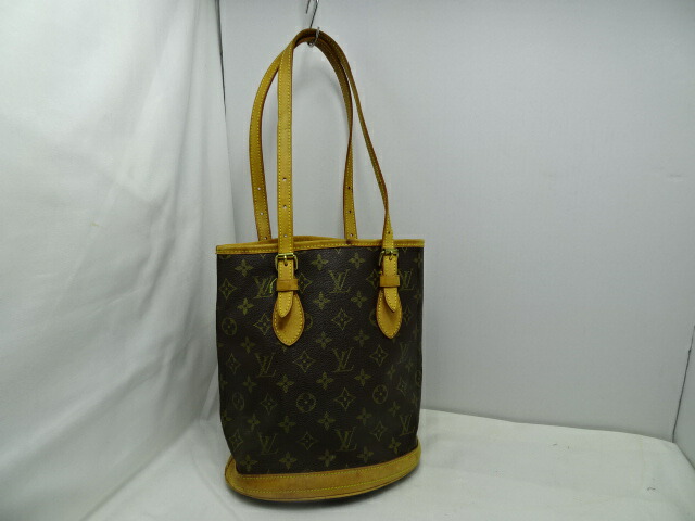 【送料無料】LOUIS VUITTON(ルイ・ヴィトン) プチ・バケット　M42238　モノグラム　 【中古】【005】｜オタカルチャー 31,200円