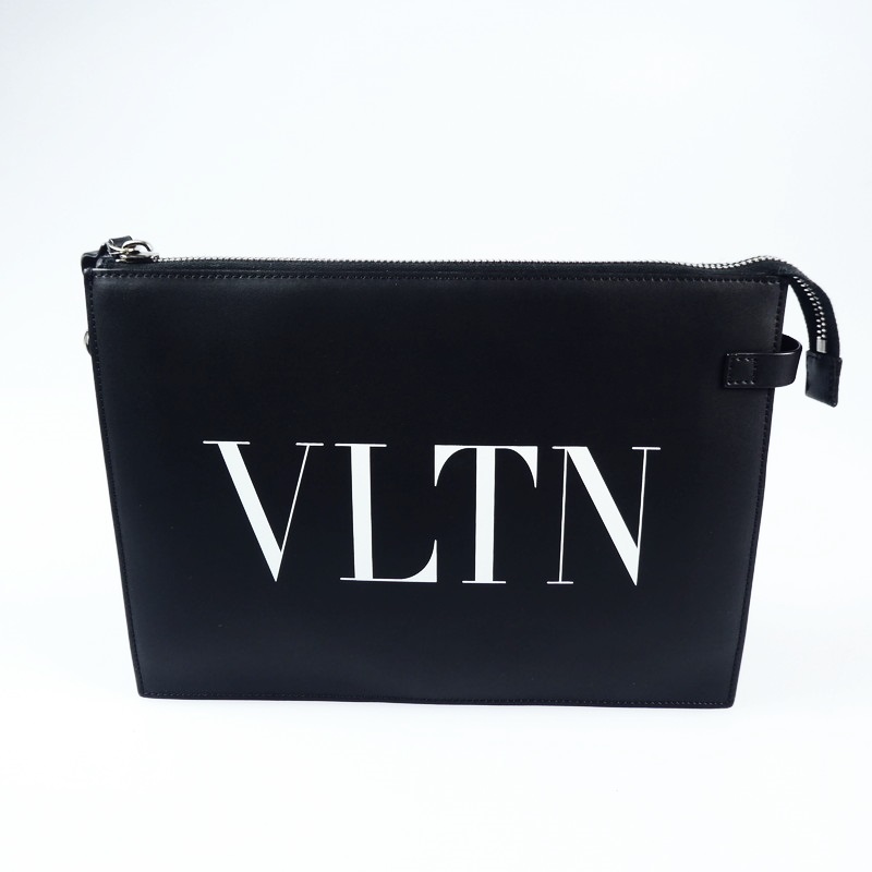 VALENTINO｜ヴァレンティノ VLTN クラッチバッグ カーフスキン