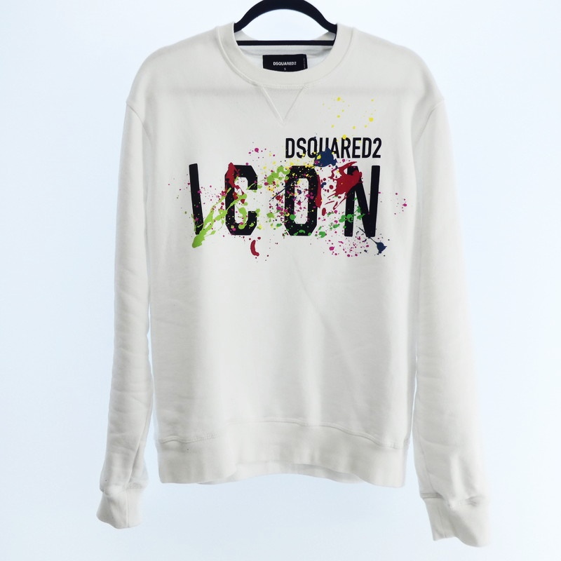 DSQUARED2☆ICON スプラッシュペイントロゴ スウェットパンツ-