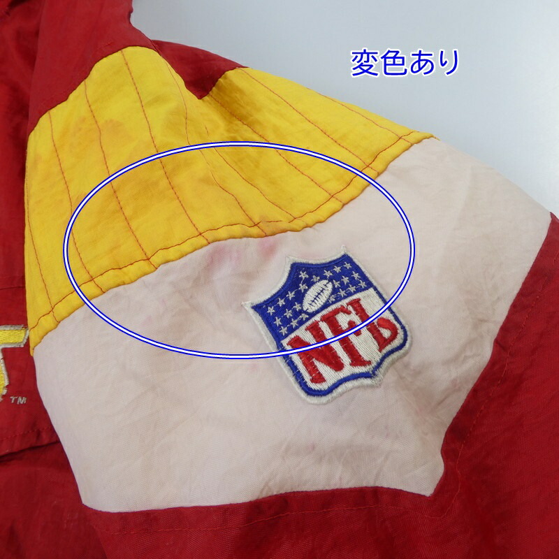 STARTER｜スターター CHIEFS アノラックパーカー 90S レッド サイズ 