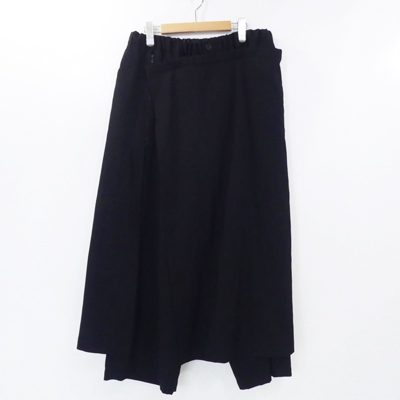 NEW ARRIVAL Yohji Yamamoto ヨウジヤマモト W GABARDINE WRAP PANTS