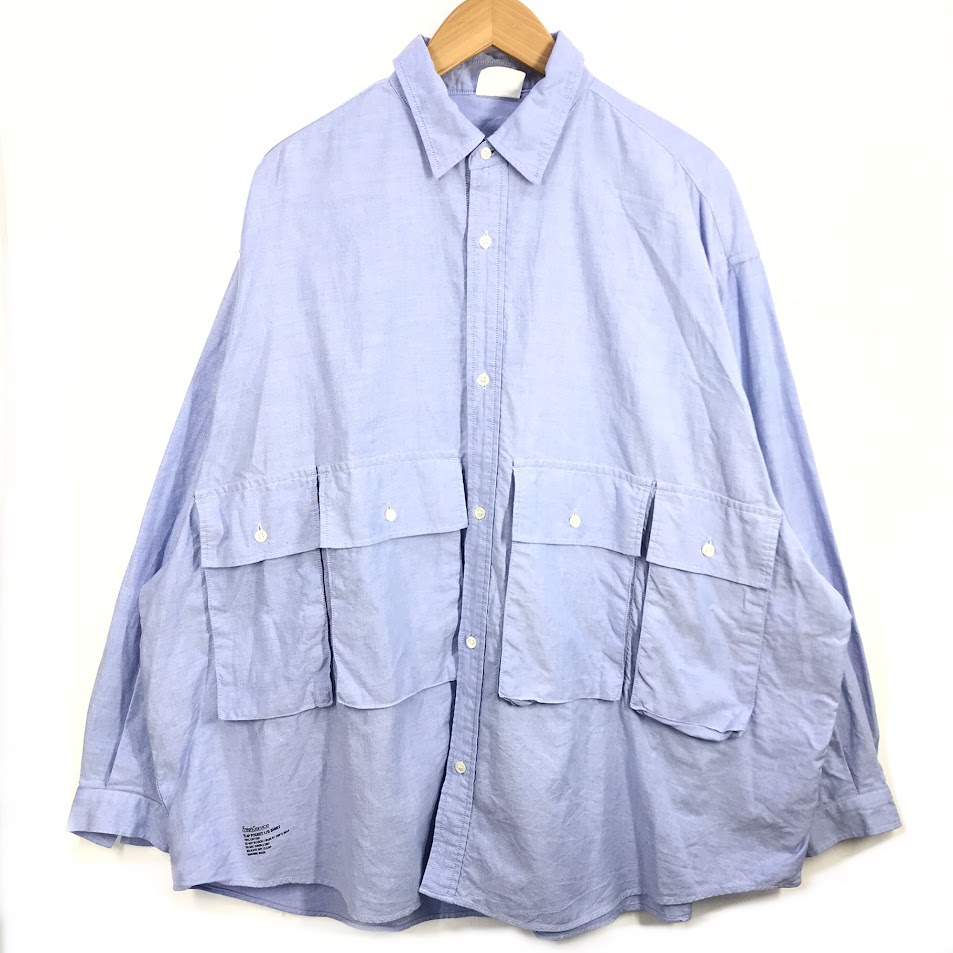 美品　FreshService ネイビー　タイプライター　コーポレートシャツ 美品 FreshService ネイビー タイプライター コーポレートシャツ