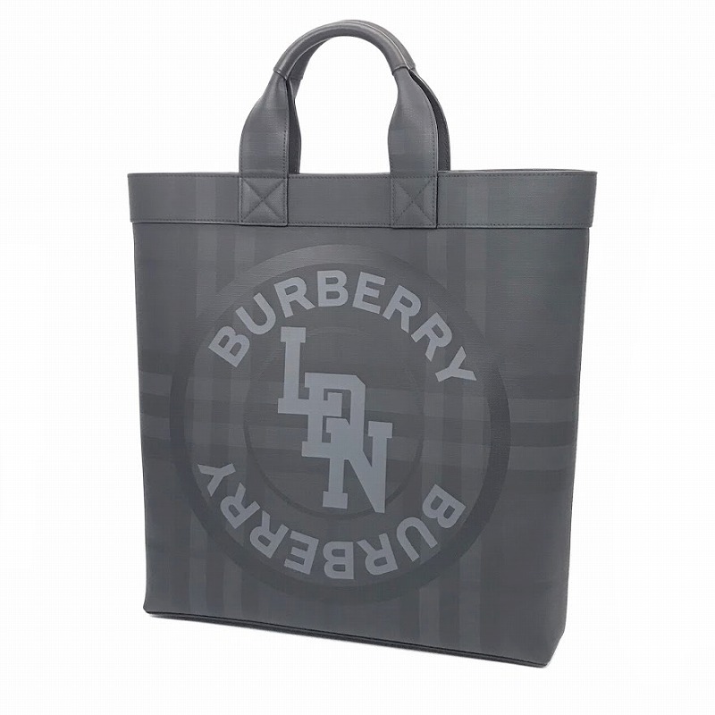【楽天市場】【中古】BURBERRY ｜バーバリー LOGO GRAPHIC LONDON CHECK TOTE/トートバッグ/2WAYバッグ