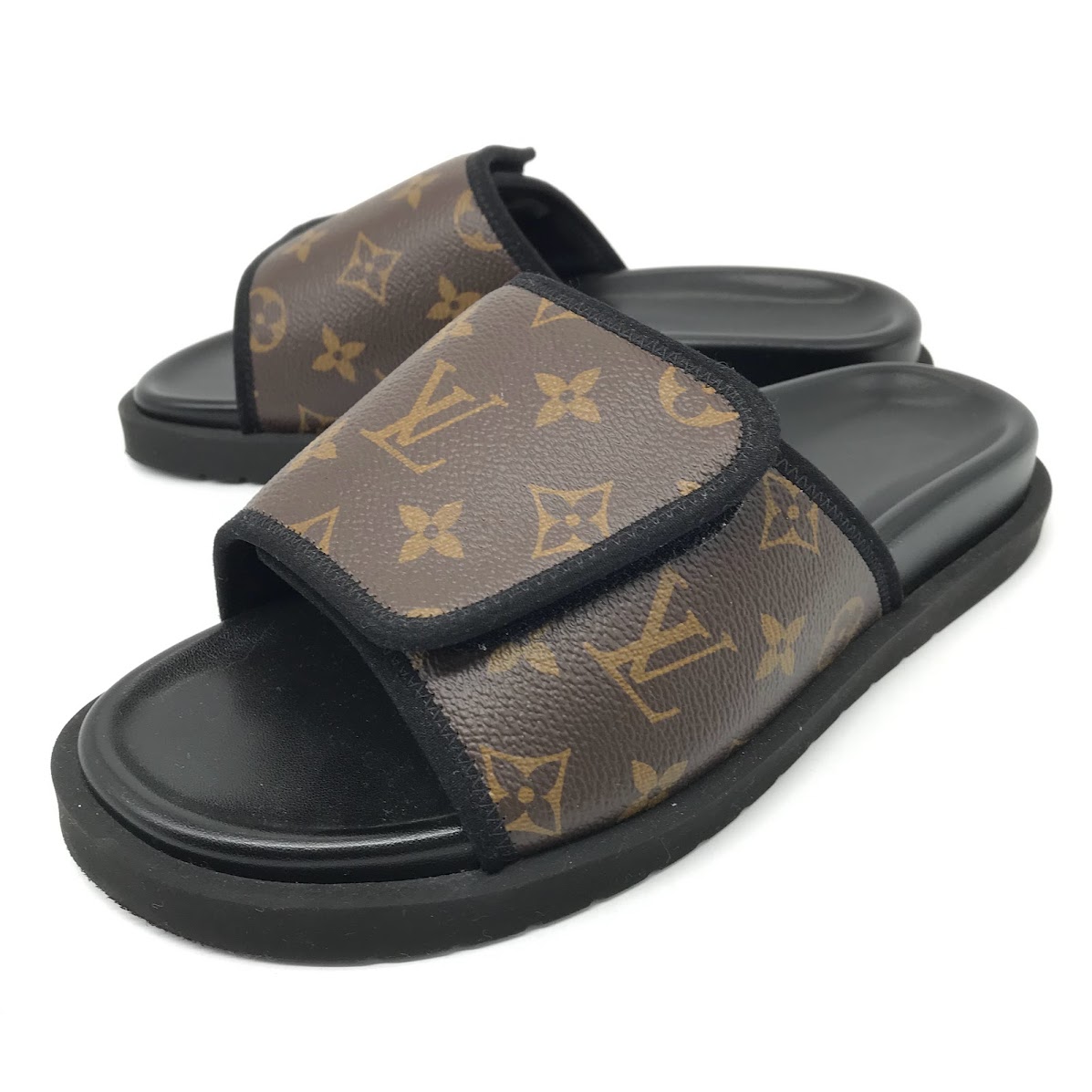 【楽天市場】【中古】LOUIS VUITTON｜ルイヴィトン マイアミラインサンダル/モノグラム/1A8YGD/ サイズ：6（25cm相当