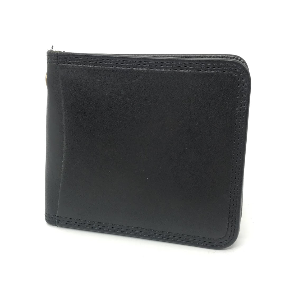 rats ラッツ　コンパクトウォレット　レザー　ブラック RATS - LEATHER WALLET (BLACK) / ポーター コラボレザー