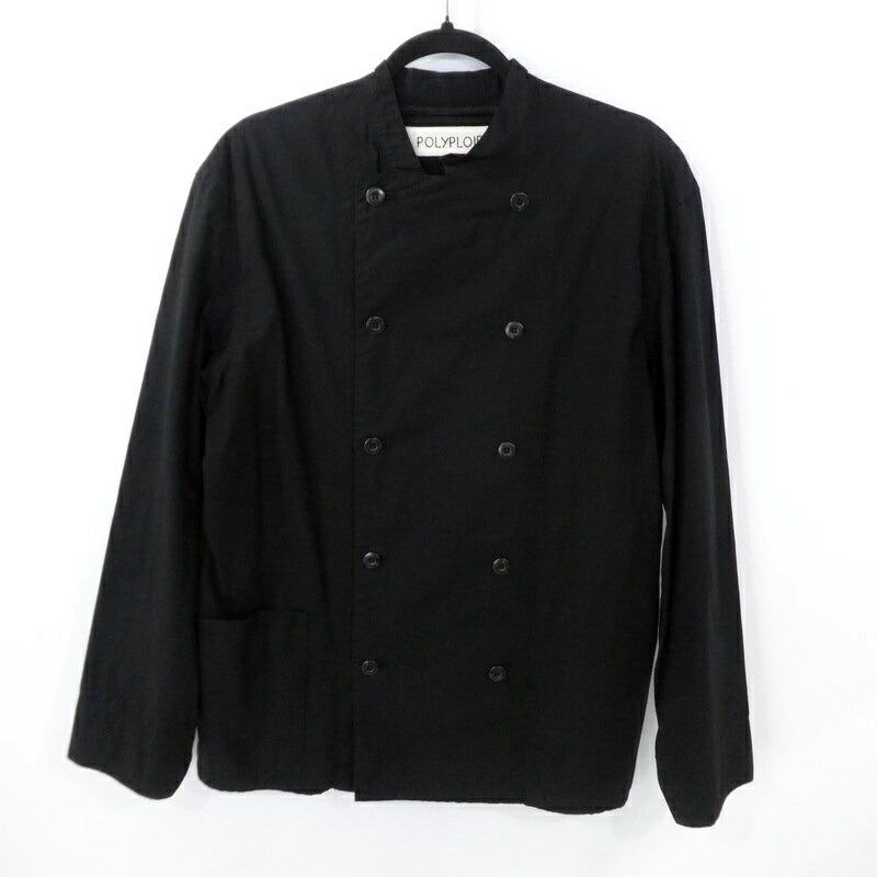 POLYPLOID ポリプロイド 2way ジャケット POLYPLOID ポリプロイド SWING TOP Bダメージ加工レザー