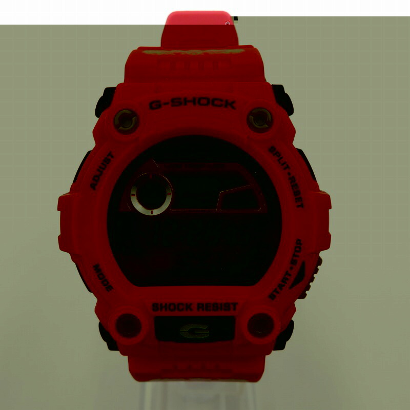 【中古】CASIO｜カシオ G-SHOCK ジーショック　七福神モデル 恵比寿モデル　G-7900SLG　デジタルクォーツ　腕時計 レッド【f131】｜お宝市番館 27,216円