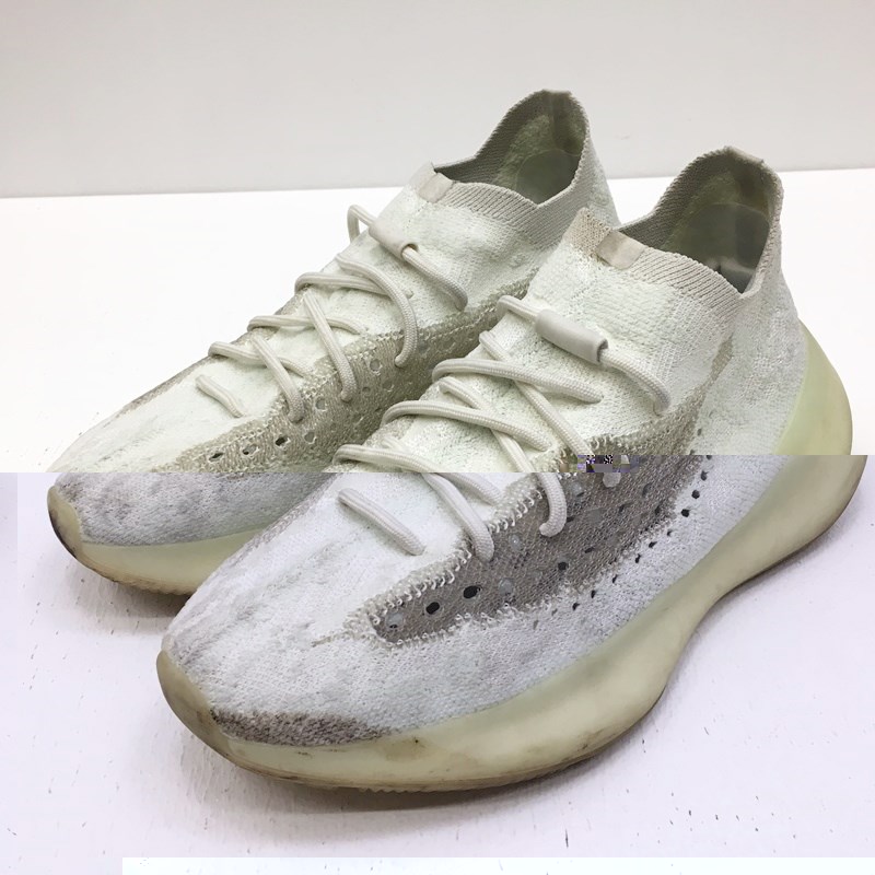 【中古】adidas アディダス スニーカー 大きさ：27.5糎 色つや：白いこと  gz8668 YEEZY BOOST 380【f126】