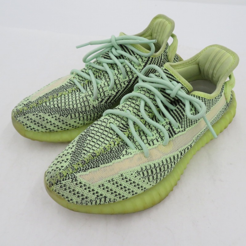 【中古】adidas Originals｜アディダスオリジナルス YEEZY BOOST 350 V2 YECHEIL/イージーブースト 350 イェチェル FW5191　スニーカー グリーン サイズ：27.0cm【f126】｜お宝市番館