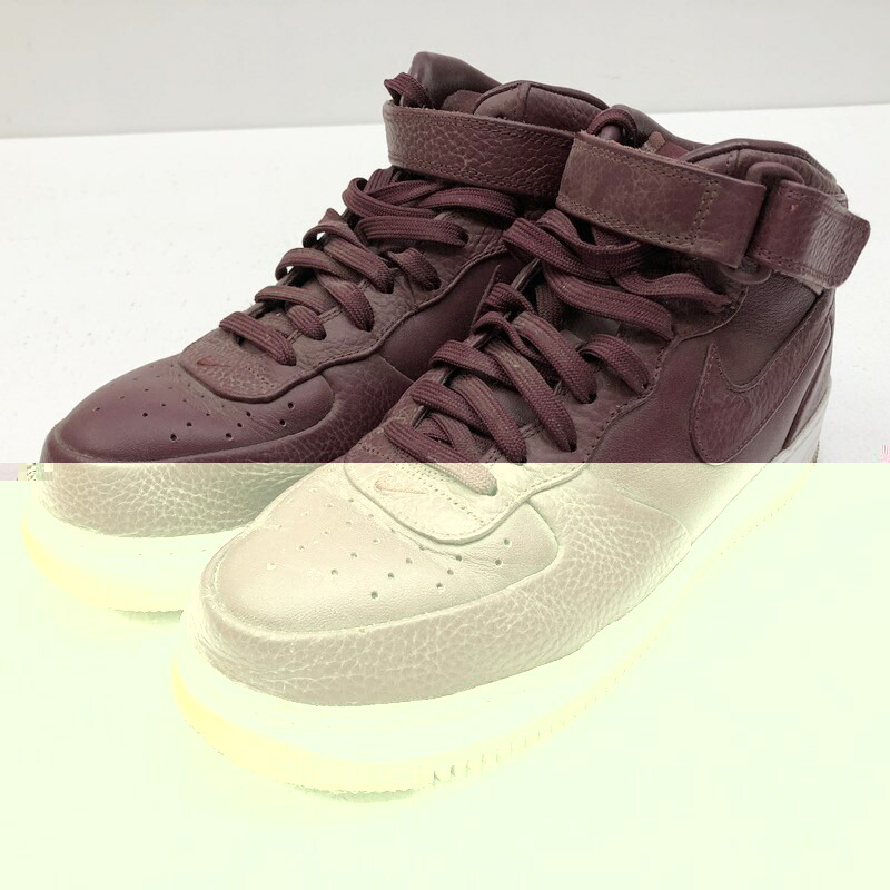 【中古】 NIKE ナイキ スニーカー サイズ：26cm カラー：レッド 819677-661 NIKE LAB AIR FORCE 1 MID　エアフォース１ 【f126】