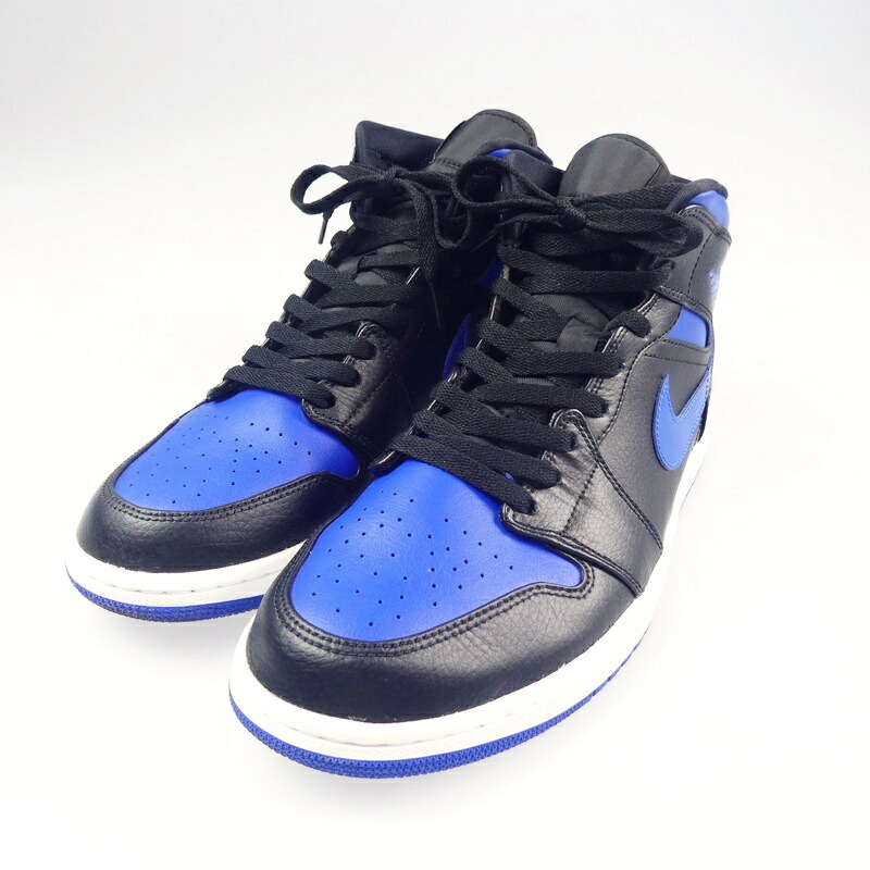 【中古】NIKE｜ナイキ AIR JORDAN 1 MID ROYAL 554724-068 スニーカー 2020SS  サイズ：29cm【f126】