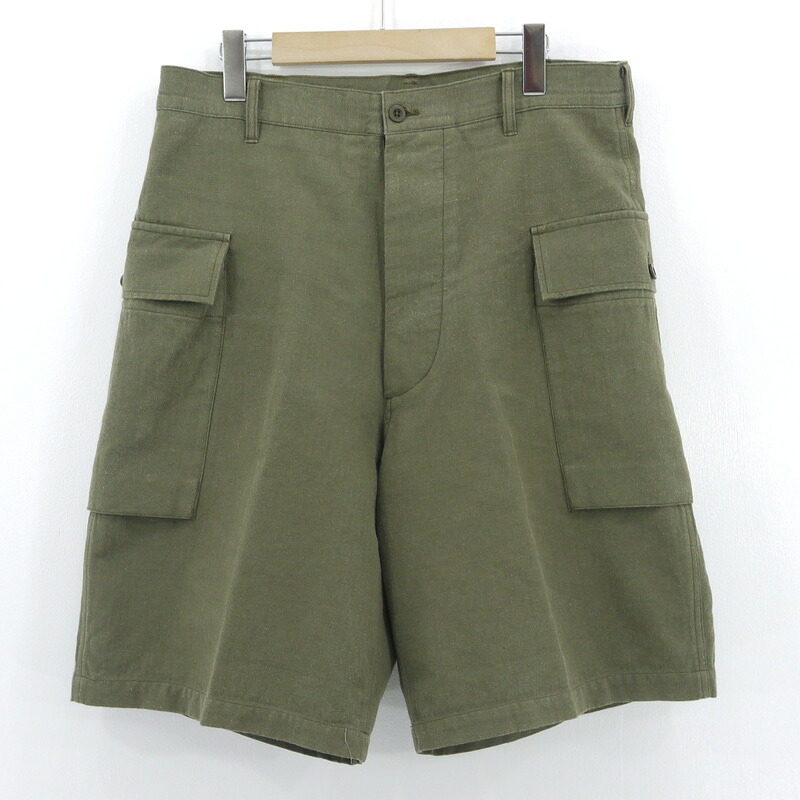 【中古】KAPTAIN SUNSHINE | 旗がしら太陽光線 Fatigue Short Pants 遊撃手ズボン下 KS22SPT20 カーキ【尾張小牧店】