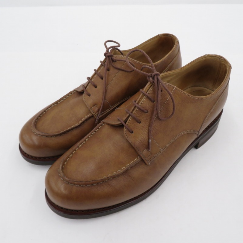 【中古】PARABOOT｜パラブーツ CHAMBORD もの言う花ゲーム盤 御召しもの伝達ルート ACTIV気魂 なめし革シューズ 赤銅色 大きさ：UK8(27.0珊度合い)【f127】