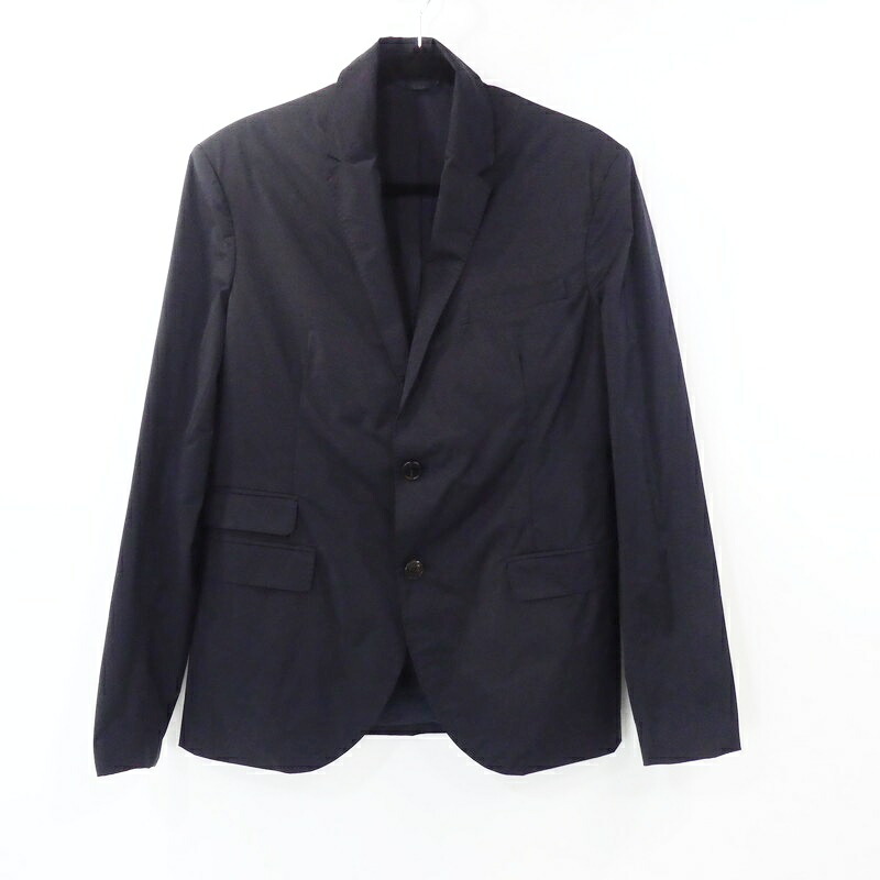 【中古】Neil Barrett｜ニールバレット MATT NYLON STRETCH JACKET PBGI98F A019 ナイロンジャケット 国内正規品 2020SS ネイビー サイズ：46【f108】｜お宝市番館 12,830円