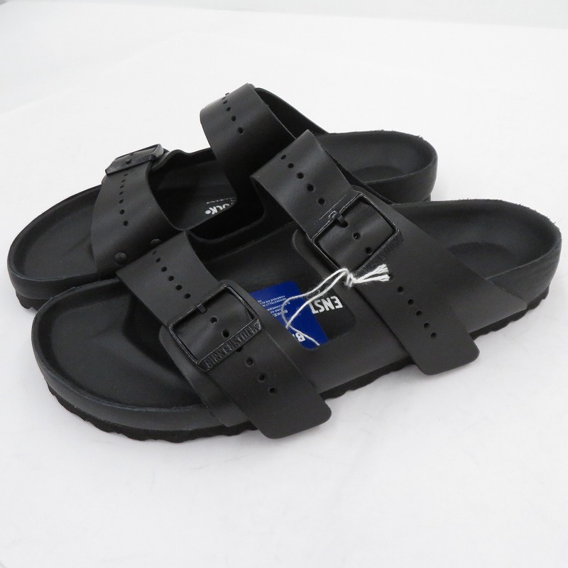 【中古】Birkenstock×Rick Owens｜ビルケンシュトック×リック オウエンス Arizona アリゾナ サンダル 1019478 黒いこと 大いさ：EU43【f126】