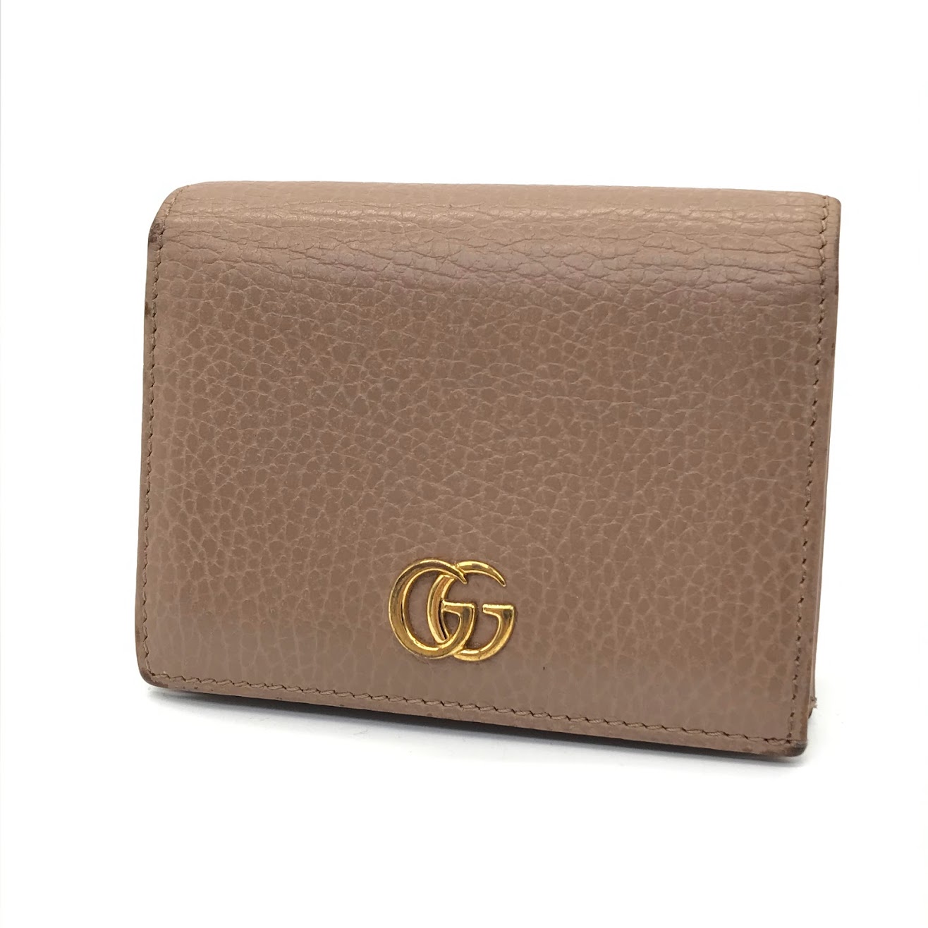 【中古】GUCCI | グッチ GGマーモント レザーカードケース(コイン＆紙幣入れ付き) カードケース 456126【倉吉店】