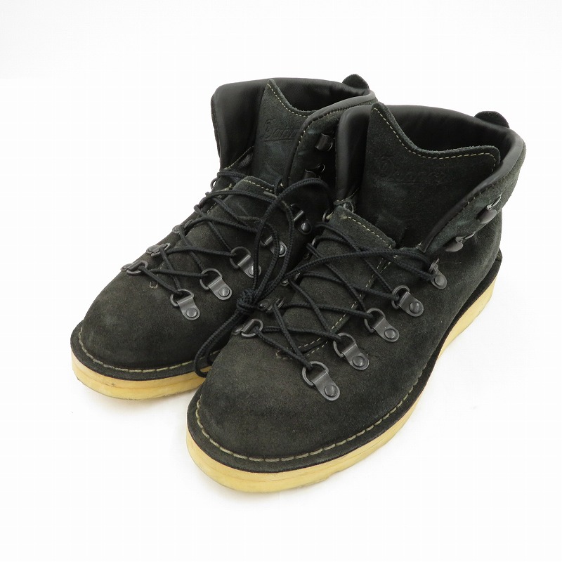【中古】Danner｜ダナー 牟礼点火装置 スエードクロス 30910X 牟礼ブーツ 黒いこと 大きさ：US8.5(25.5糎座標軸)【f127】