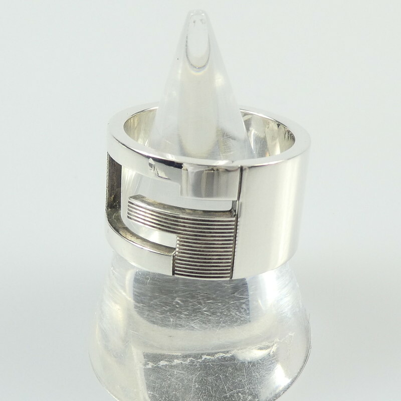 【中古】GUCCI|グッチ カットアウトGワイド サイズ:#14【f135】|お宝市番館