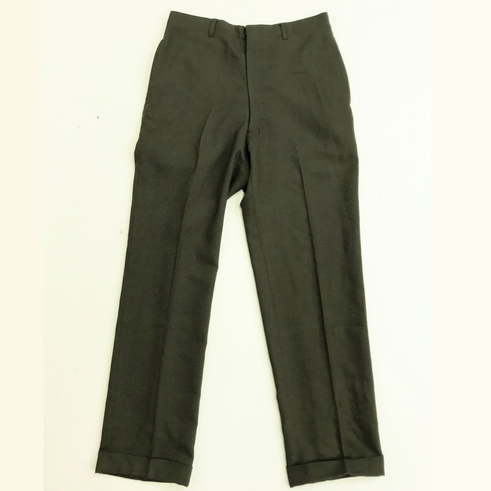 【Vintage】50s CONMARジップ ウール タックスラックス ブラック k-jad30y25n12z40b9.jpg
