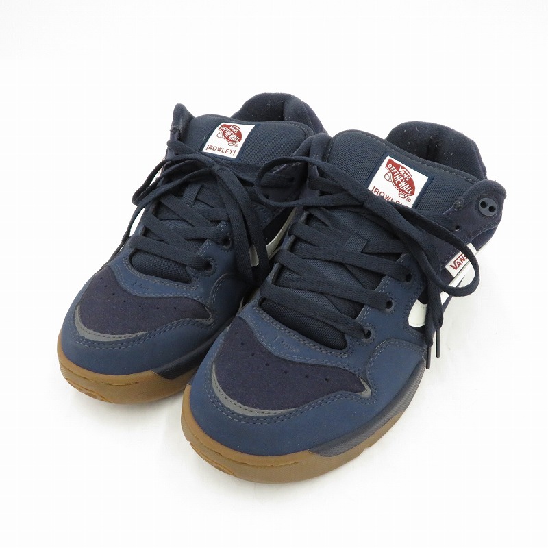 【中古】VANS｜バンズ &times;DIME Rowley Xlt/&times;ダイム ローリーXlt VN000CMWNVY スニーカー ネイビー サイズ：27cm【f126】｜お宝市番館
