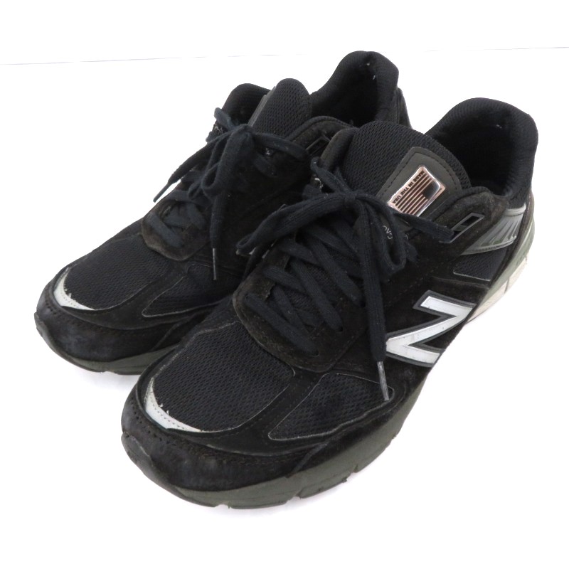 【中古】New Balance｜ニュー平衡にする 990V5 スニーカー USA真似形 黒いこと 大いさ：29.0糎【f126】