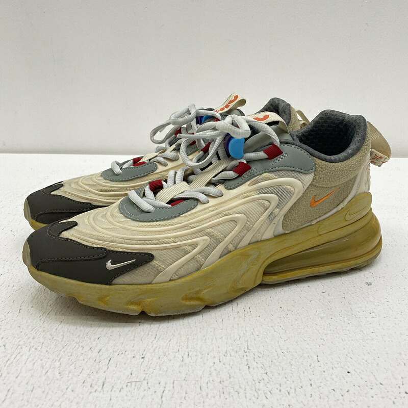 【中古】NIKE ナイキ  Travis Scott トラヴィススコットCT2864-200 Air Max 270 Cactus Trails 大気圏マックス270 カクタストレイル スニーカー 大きさ：27.5糎 色合い：ベージュ  【f126】