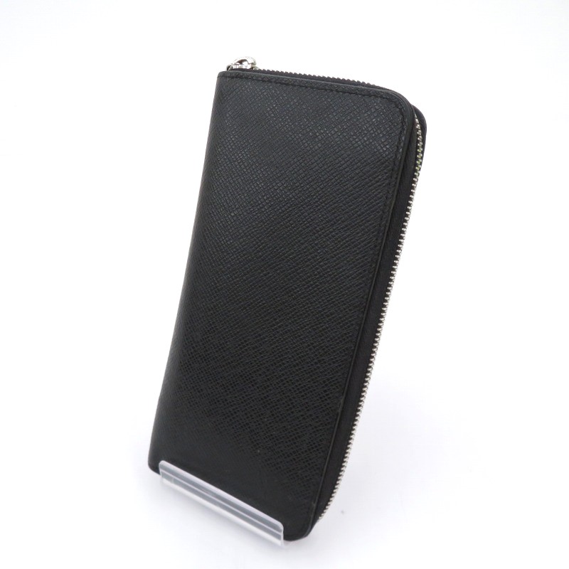 【中古】LOUIS VUITTON｜ルイヴィトン M30503 タイ王国ガ ジッピーウォレット ヴェルティカル ラウンドジッパー長紙入れ 黒いこと【f125】