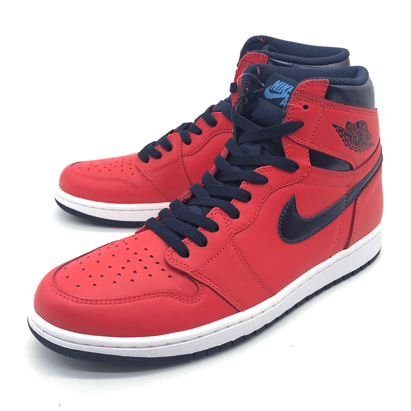 【中古】NIKE | ナイキ AIR JORDAN 1 RETRO HIGH OG ""DAVID LETTERMAN"" スニーカー 555088-606 レッド【倉吉店】｜お宝市番館