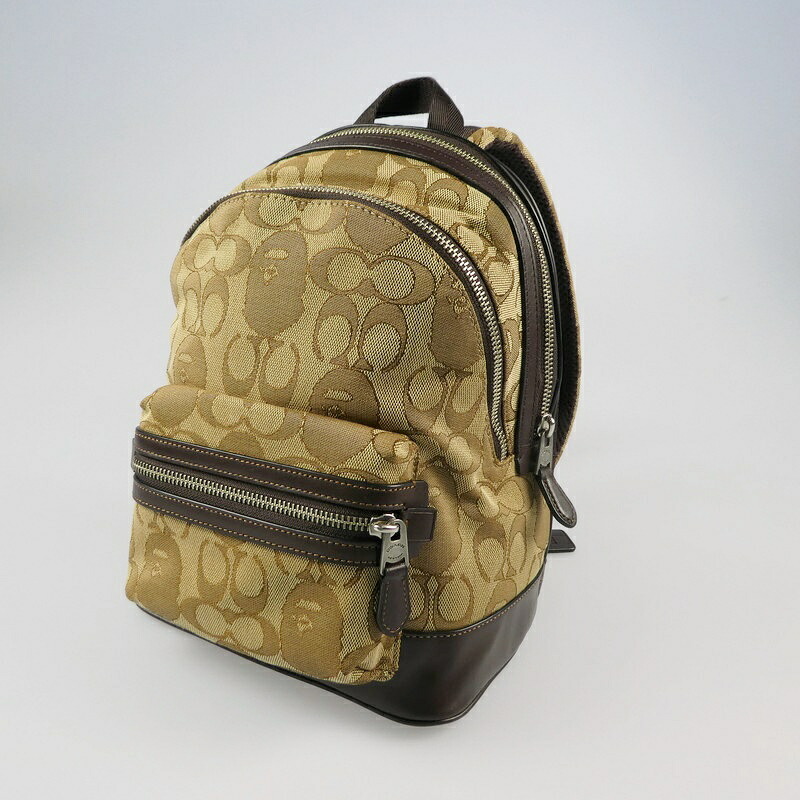 【中古】 COACH｜コーチ ×A BATHING APE シグネチャー アカデミーバッグパック23 バックパック 89382 2020SS 【f122】