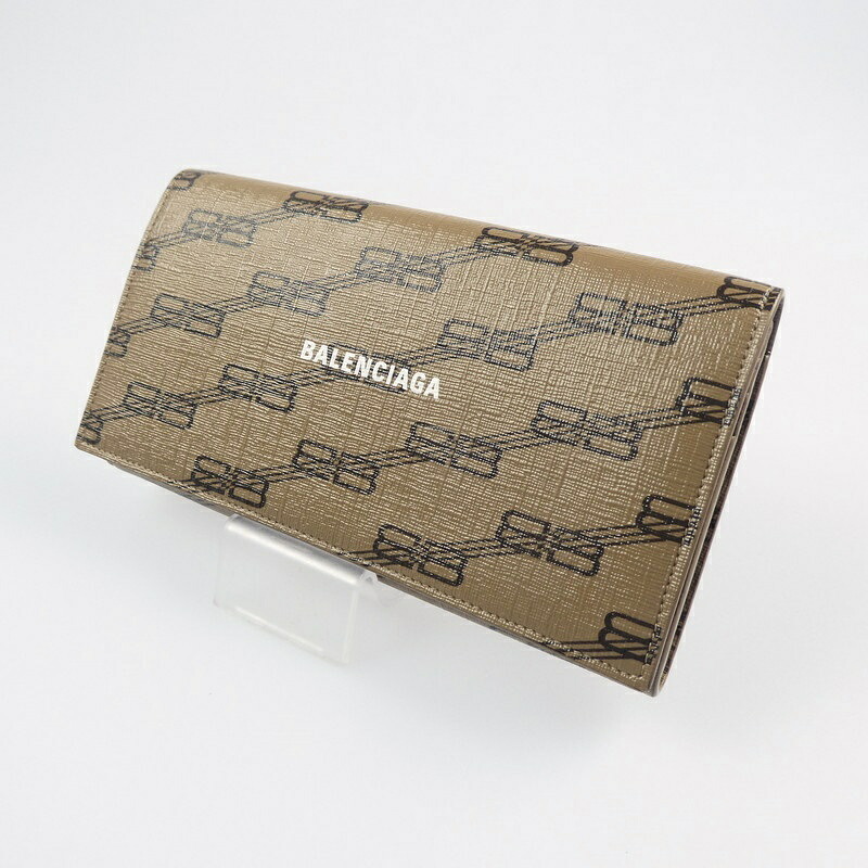 【中古】 BALENCIAGA｜バレンシアガ BBモノグラム CASH ラージフラップウォレット 650874 長財布 【f125】 24,360円