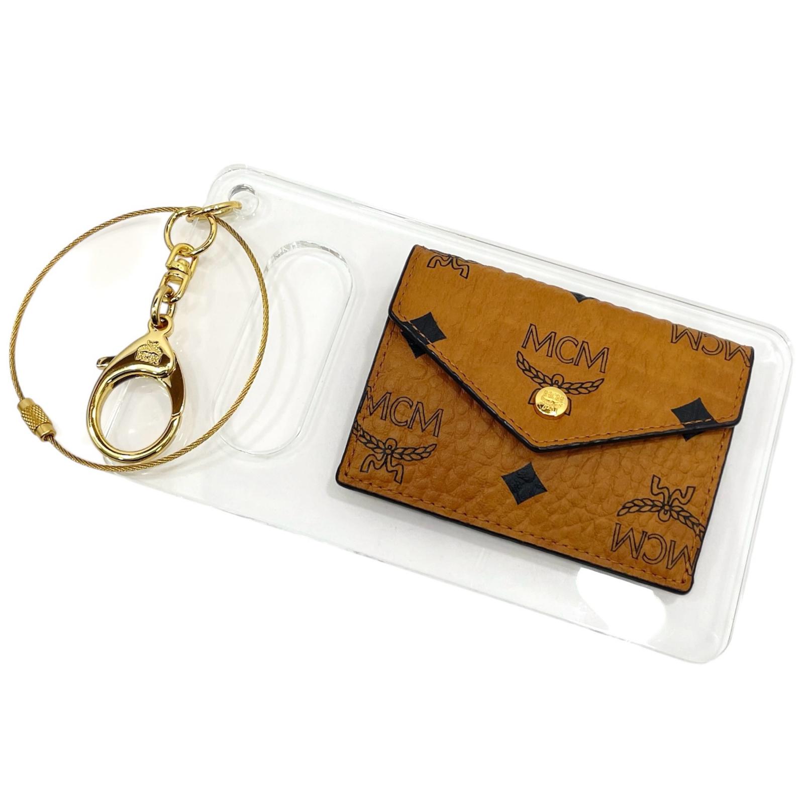 【中古】MCM | エム・シー・エム ACRYLIC BOARD CASE コインケース MYA ASJP01 CO001 ブラウン【尾張小牧店】