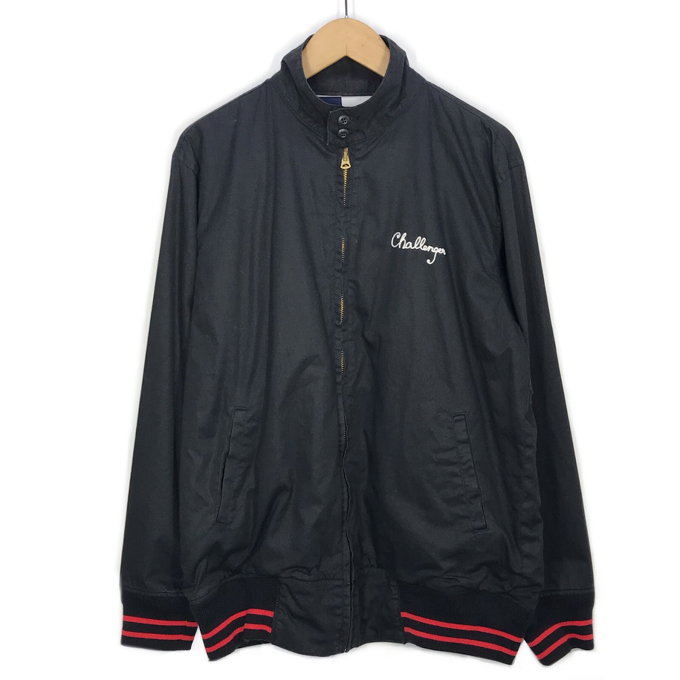 CHALLENGER チャレンジャー ドリズラージャケット L スイングトップ CHALLENGER [チャレンジャー] COLLEGE DRIZZLER JACKET カレッジ