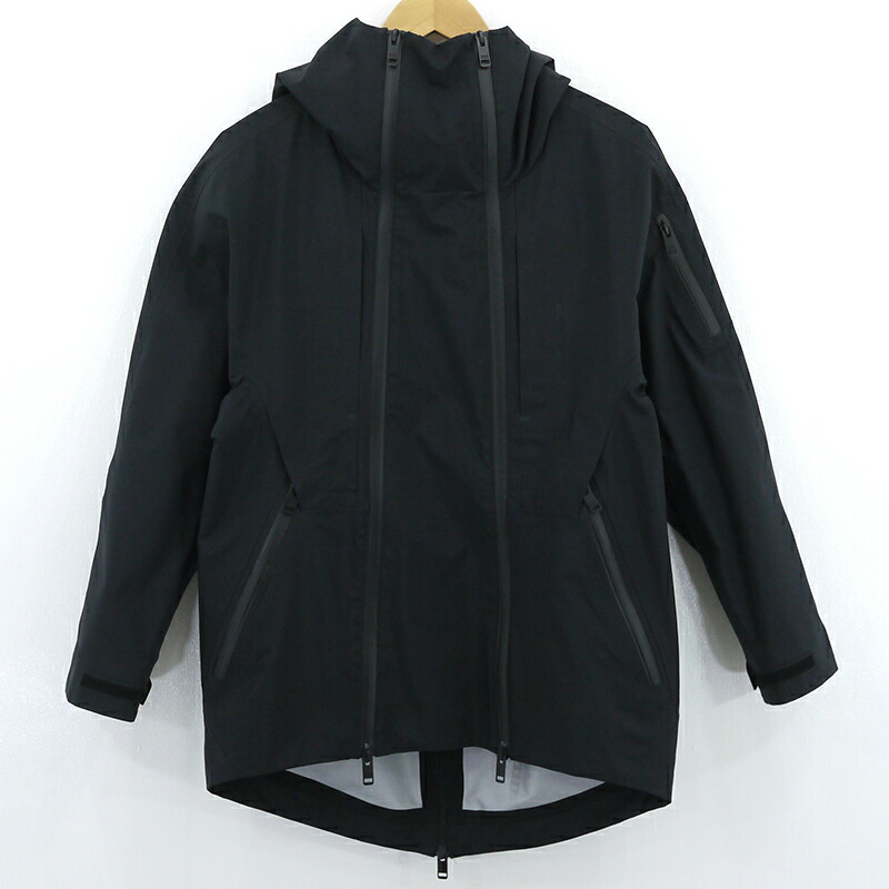 【中古】REPLAY｜リプレイ “eVent” TECH HOODED JACKET マウンテンパーカー ブラック サイズ：1【f094】