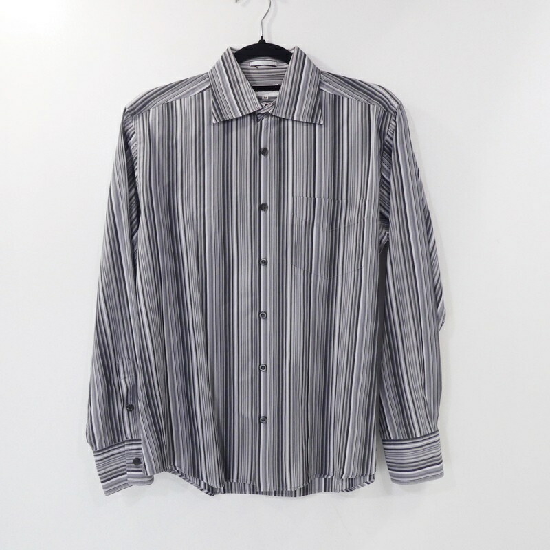 ✨ Paul Smith ホールスミス ステッチ 長袖シャツ Lサイズ 黒 楽天市場】Paul Smith(ポールスミス) サイズ:L アセテートドレス