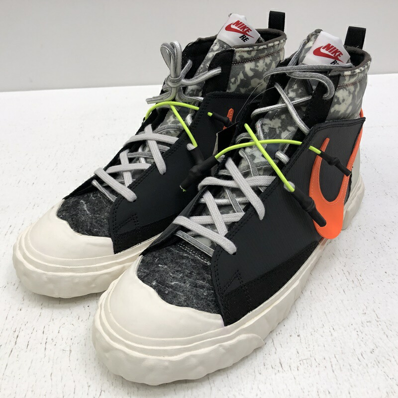 【中古】NIKE ナイキ READYMADE 小母さんお手伝いさんCZ3589-001 BLAZER MID BLACK ブレーザー ミッド スニーカー 大きさ：30糎 色合い：黒いこと  【f126】