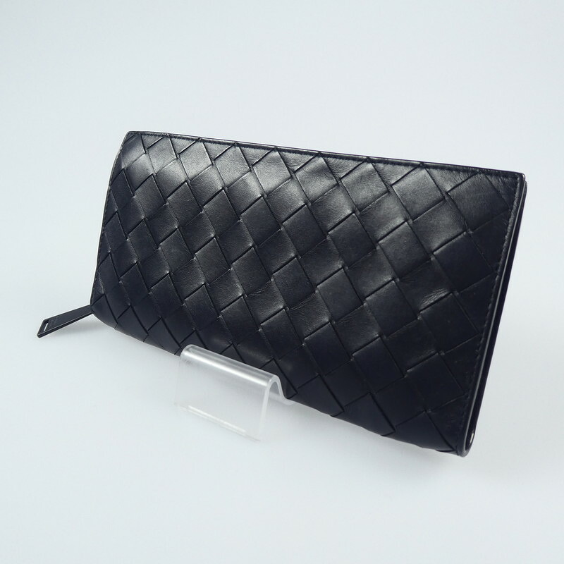 【中古】 BOTTEGA VENETA｜ボッテガヴェネタ 608556 ラウンドファスナー長財布 【f125】