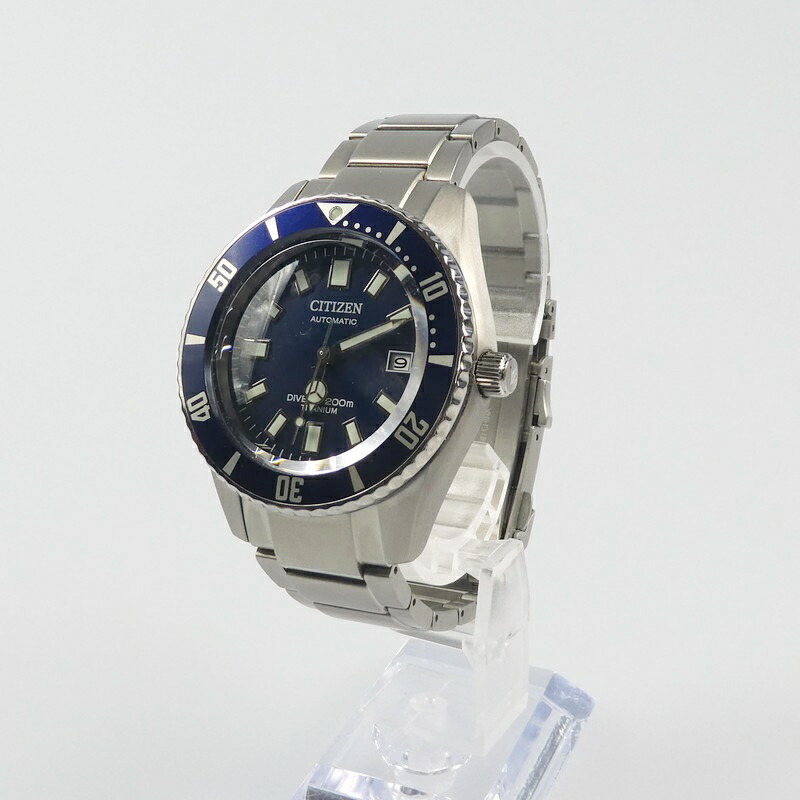 【中古】 CITIZEN｜シチズン PROMASTER MARINE NB6021-68L アナログ自動巻き シルバー 【f131】