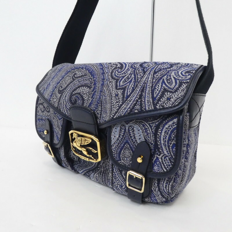 【中古】 ETRO｜エトロ ペガソ ショルダーバッグ 1N382 【f121】