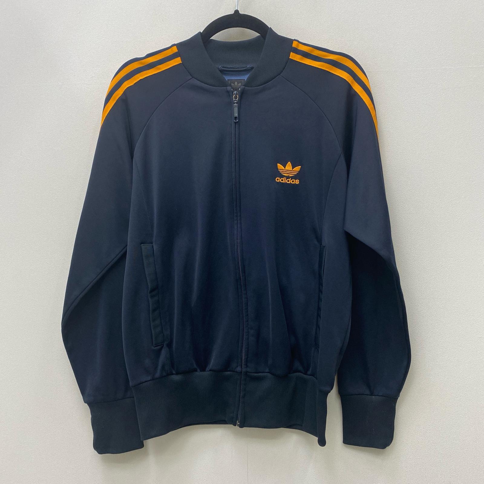90s adidas アディダス トレフォイル 万国旗タグトラックジャケット 80's 90's adidas アディダス トラックジャージ ネイビー ライト