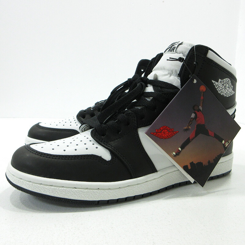 【中古】NIKE | ナイキ AIR JORDAN 1 HIGH 85 エアジョーダン1 ご機嫌 85 スニーカー BQ4422-001 黒いこと×白いこと 27.5珊【三重中央局】