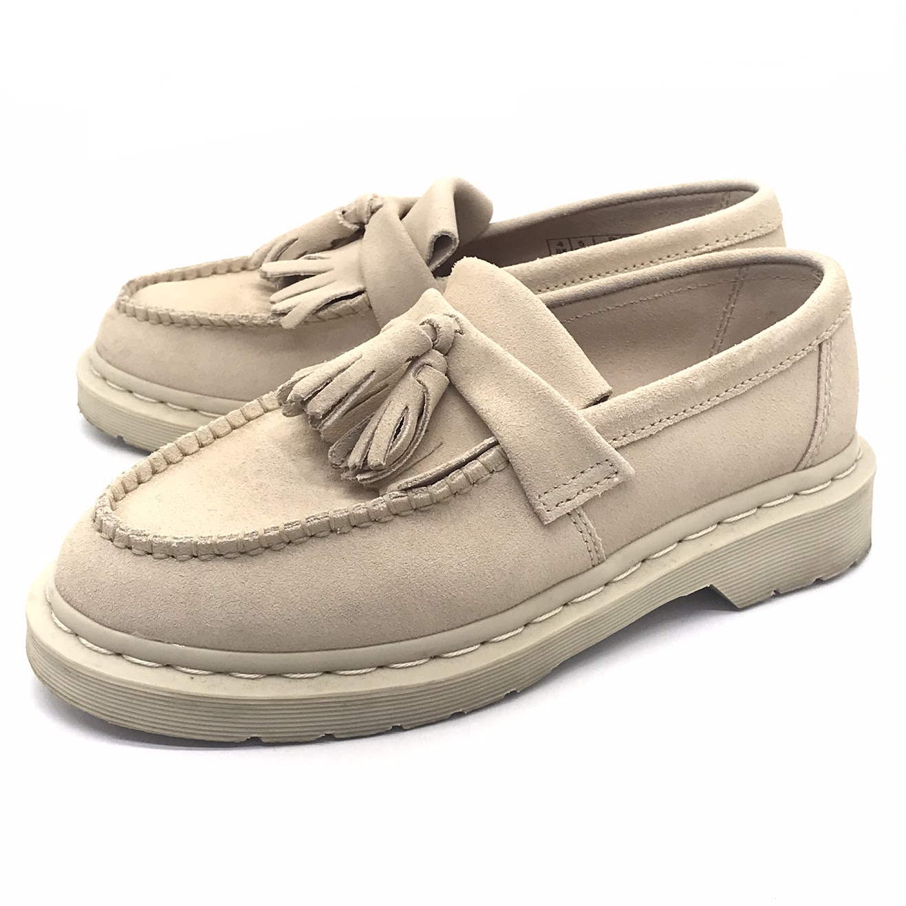 Dr Martens ADRIAN ローファー UK4 ベージュ ドクターマーチン Dr.Martens レディース シューズ ADRIAN