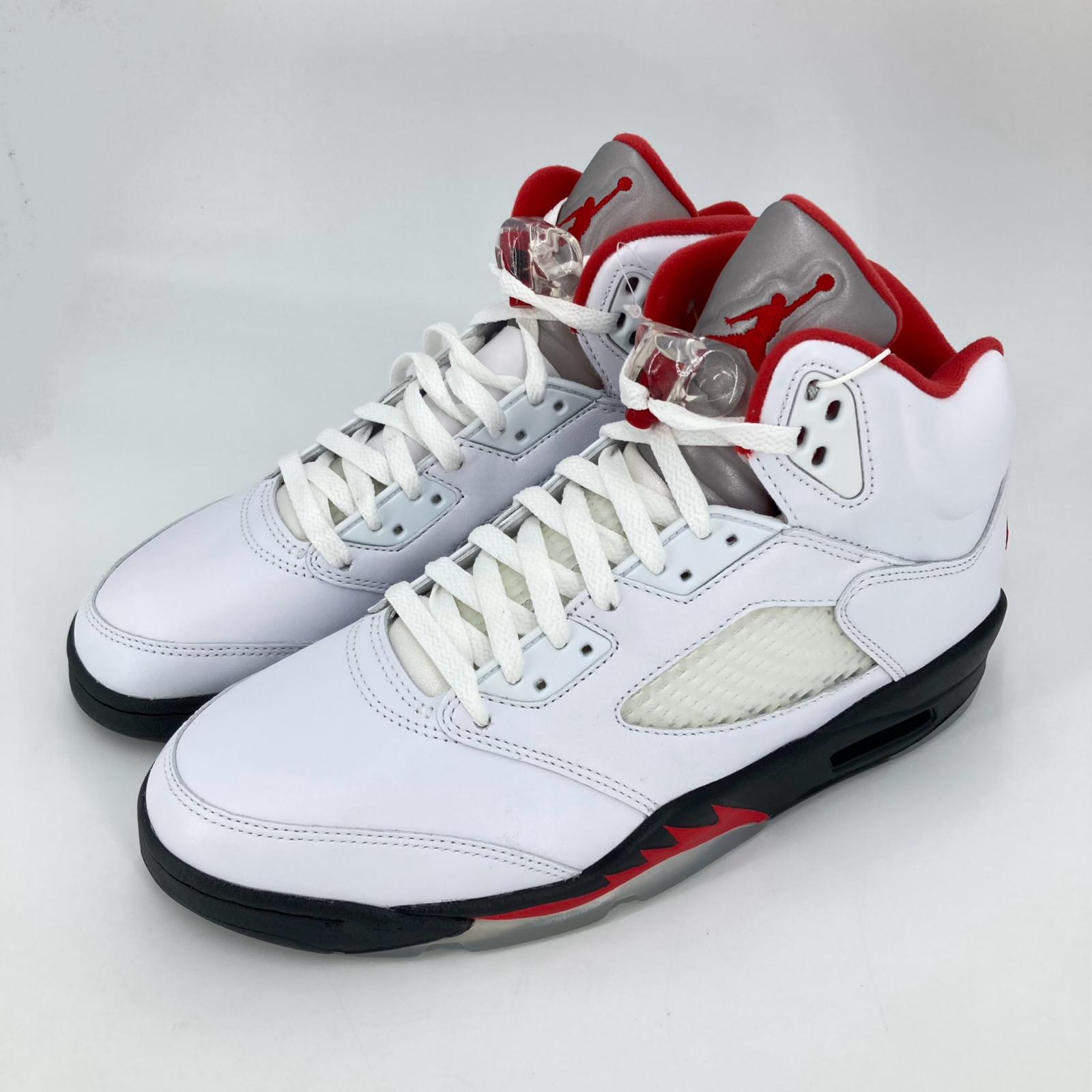 【中古】NIKE AIR JORDAN | ナイキ　エアー　ジョーダン Air Jordan 5 Retro スニーカー DA1911-102 ホワイト 28cm【イオン広店】｜お宝市番館