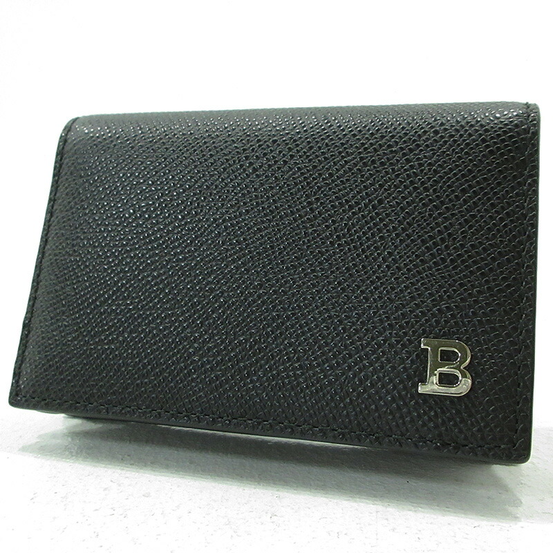 【中古】 BALLY | バリー カードケース BALEE.BM.O ブラック【三重本店】