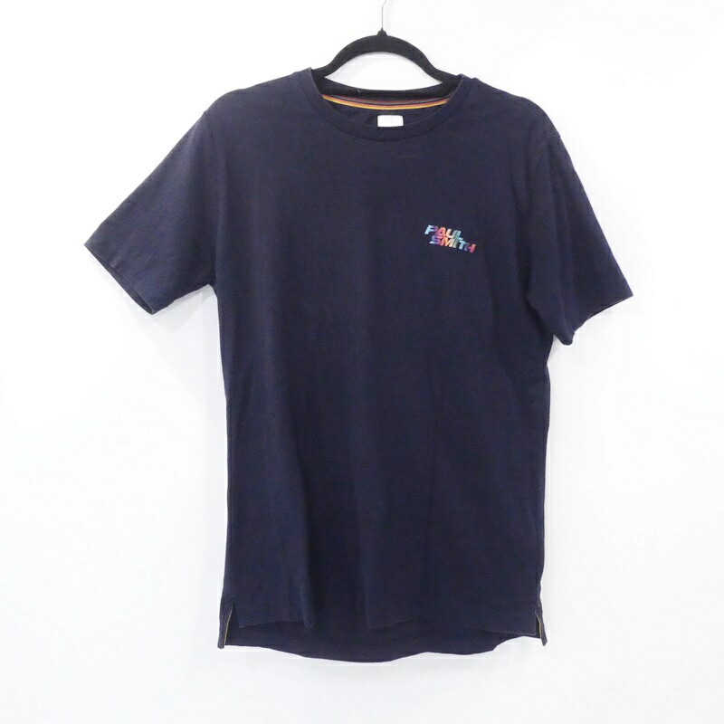 美品✨ 現行 ポールスミス ロゴ 総柄 Tシャツ カットソー L 完売品 希少 Paul Smith｜ポール・スミスのTシャツ/カットソー（刺繍）通販