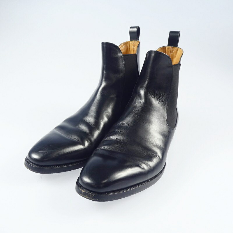 【中古】 CALMANTHOLOGY カルマンソロジー SIDE GORE BOOTS Black ブーツ A6486 黒いこと 26糎【姫路東店】